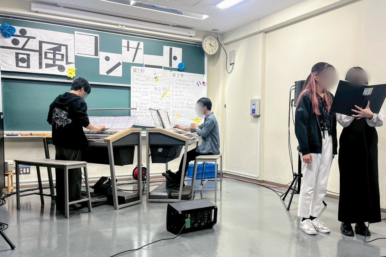 皐槻祭にて、エレクトーンコンサートを行いました